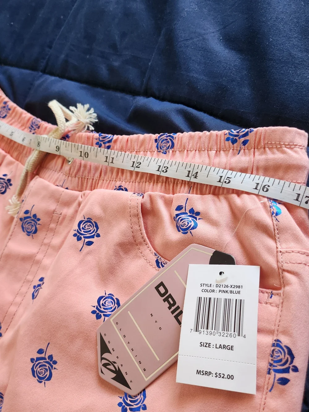 Brand New Drill Clothing Company NYC Floral Shorts - Size Large